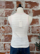 Z Supply Hadley Stripe Tank in Pink Salt-122 - Jersey Tops S/S (Dec - May)-Little Bird Boutique