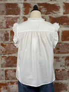 Dear John Chatra Top in White-122 - Jersey Tops S/S (Dec - May)-Little Bird Boutique