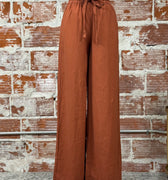 Ina Pants in Rust-220 Pants-Little Bird Boutique