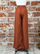 Ina Pants in Rust-220 Pants-Little Bird Boutique