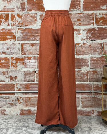 Ina Pants in Rust-220 Pants-Little Bird Boutique