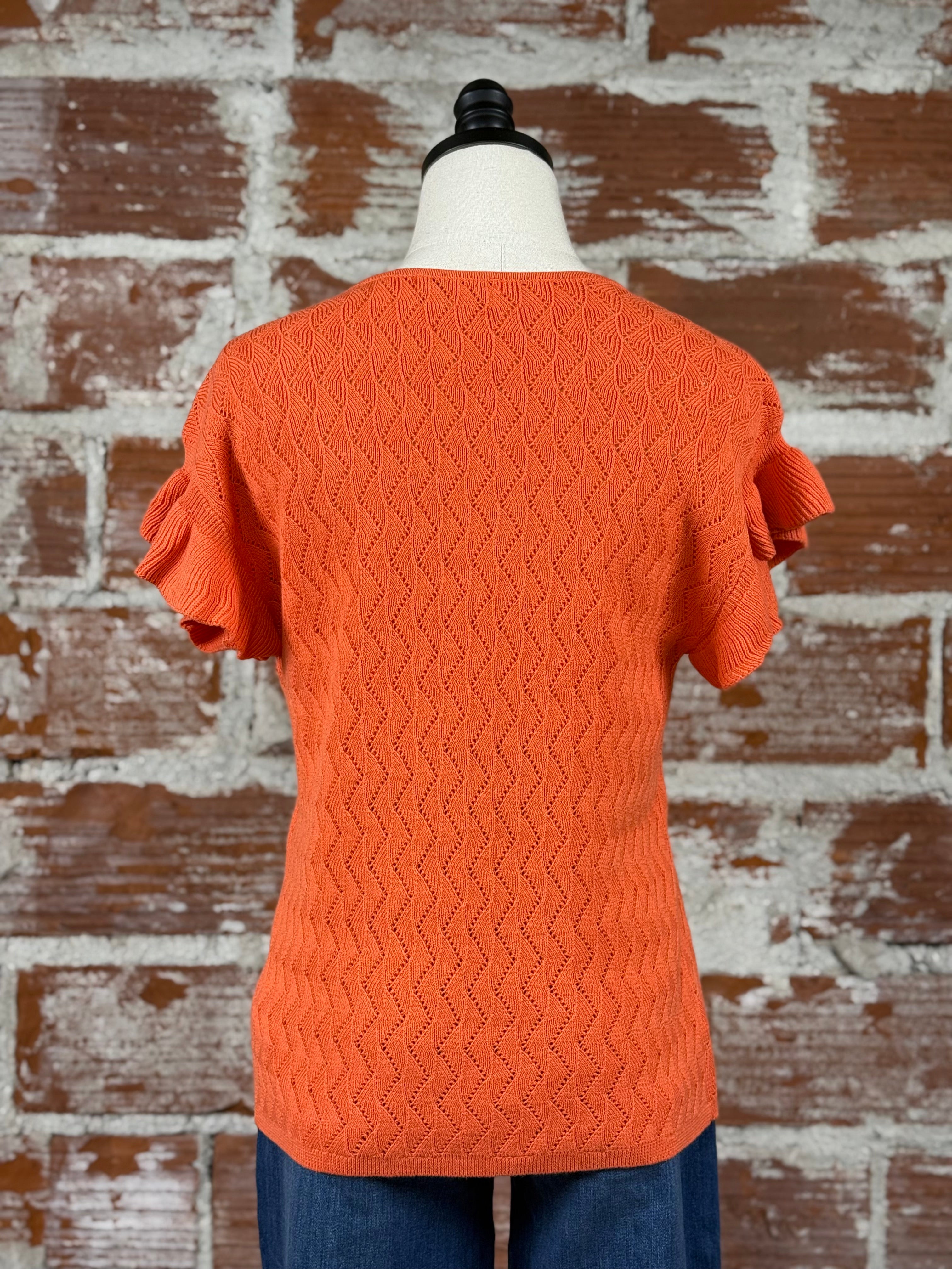 Liverpool Dolman Sweater in Clementine-132 - Sweaters S/S (Dec - May)-Little Bird Boutique