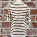 Luanna Sweater in Rust Stripe-132 - Sweaters S/S (Dec - May)-Little Bird Boutique