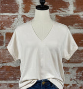 Molly Sweater in Cream-132 - Sweaters S/S (Dec - May)-Little Bird Boutique