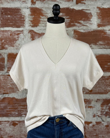 Molly Sweater in Cream-132 - Sweaters S/S (Dec - May)-Little Bird Boutique