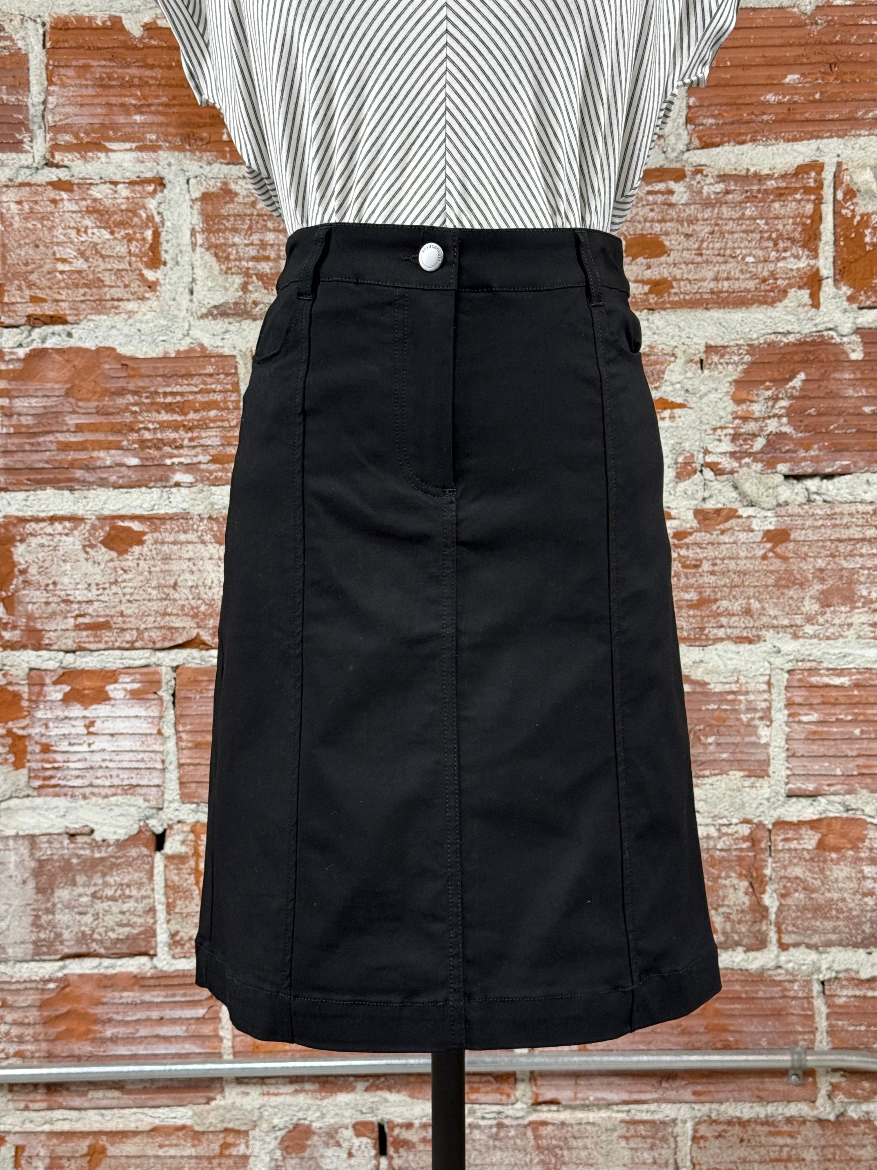 Vida Skirt in Black-231 Skirts-Little Bird Boutique