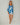Capri Bloom Shorts in Azure Floral-232 Shorts-Little Bird Boutique