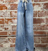 OAT NYC Baby Wide Leg Jeans in Bello Light Wash-210 Denim-Little Bird Boutique