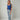 Kut from the Kloth Kelsey Twill Pants in Navy/Ivory Stripe-220 Pants-Little Bird Boutique