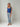 Kut from the Kloth Kelsey Twill Pants in Navy/Ivory Stripe-220 Pants-Little Bird Boutique
