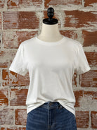 Thread and Supply Asher Tee in White-122 - Jersey Tops S/S (Dec - May)-Little Bird Boutique