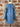 Apricot Aztec Embroidered Denim Dress-151 Dresses - Short-Little Bird Boutique