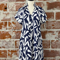 Harrington Dress in Navy and White-151 Dresses - Short-Little Bird Boutique