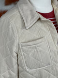 Quilted Jacket in Natural-141 Outerwear Coats & Jackets-Little Bird Boutique