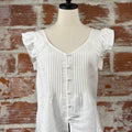 Sanctuary The Time Off Shell in White-112 - Woven Top S/S (Dec - May)-Little Bird Boutique