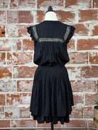 Dex Swiss Dot Mini Dress in Black-151 Dresses - Short-Little Bird Boutique