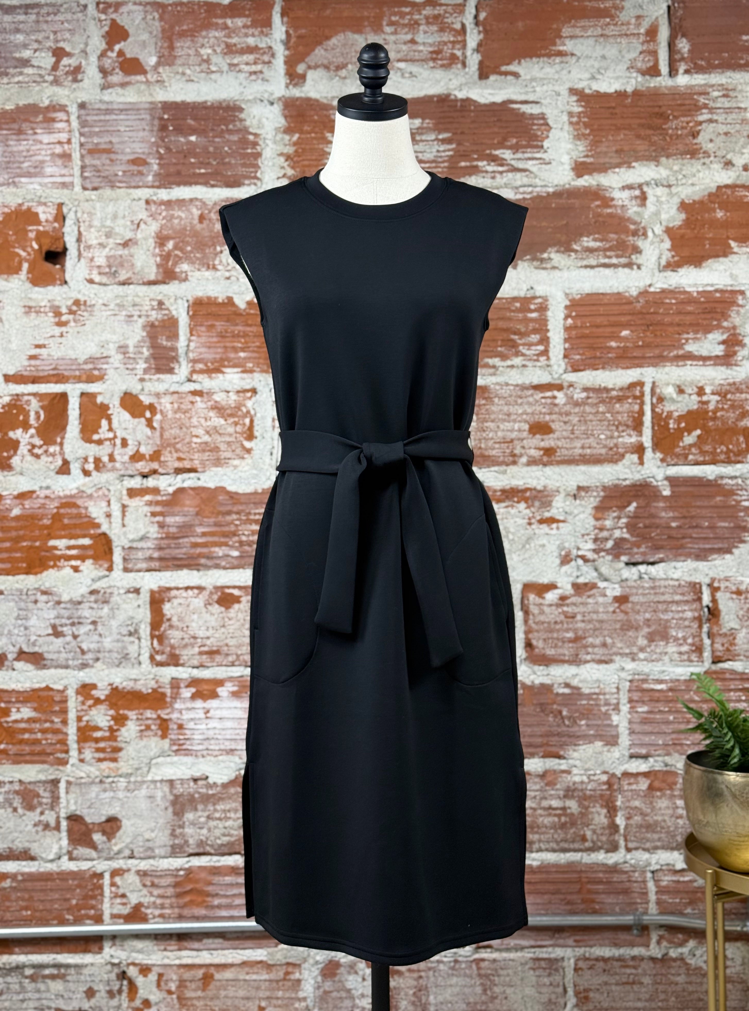 Matty M Aly Mini Dress in Black-152 Dresses - Long-Little Bird Boutique