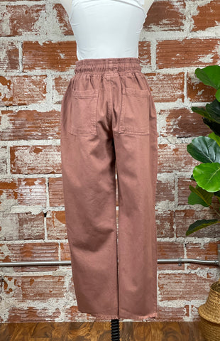 Thread & Supply Tuscany Jogger in Rosewood
