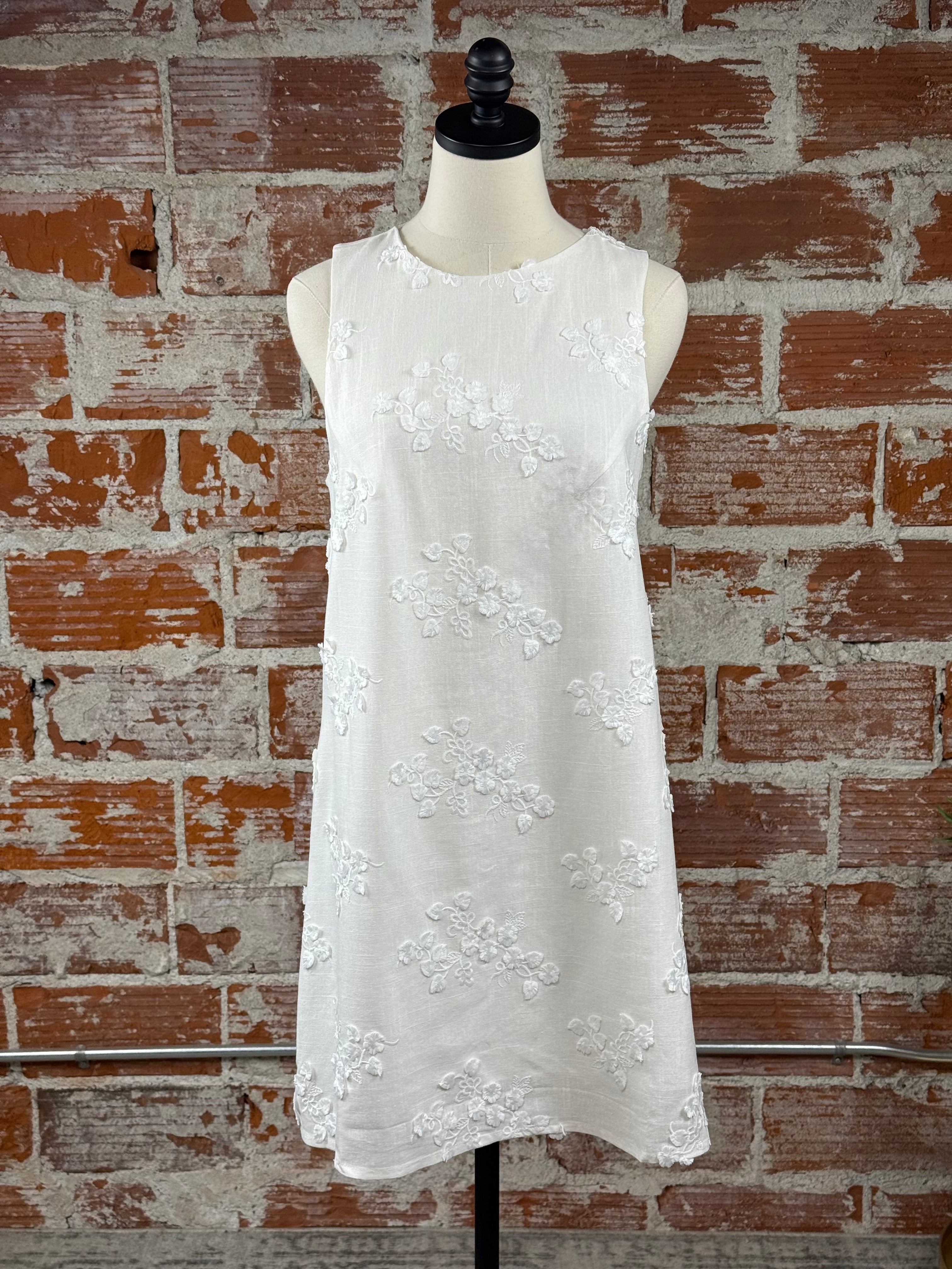Apricot Flora Shift Dress-151 Dresses - Short-Little Bird Boutique