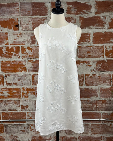 Apricot Flora Shift Dress-151 Dresses - Short-Little Bird Boutique