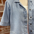 Velvet Heart Heather Shirt in Vintage Cloud-112 - Woven Top S/S (Dec - May)-Little Bird Boutique