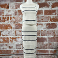 Ellis Sweater Tank in White Birch and Dark Storm Stripe-132 - Sweaters S/S (Dec - May)-Little Bird Boutique