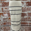 Ellis Skirt in White Birch and Dark Storm Stripe-231 Skirts-Little Bird Boutique