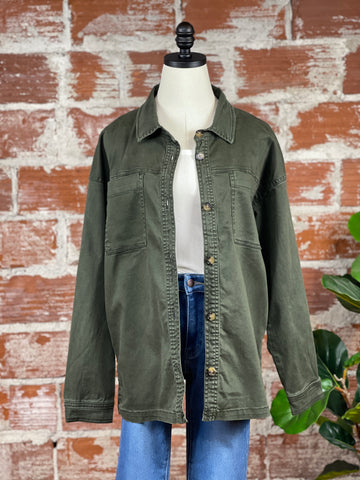 Thread & Supply Berkley Jacket in Black Olive