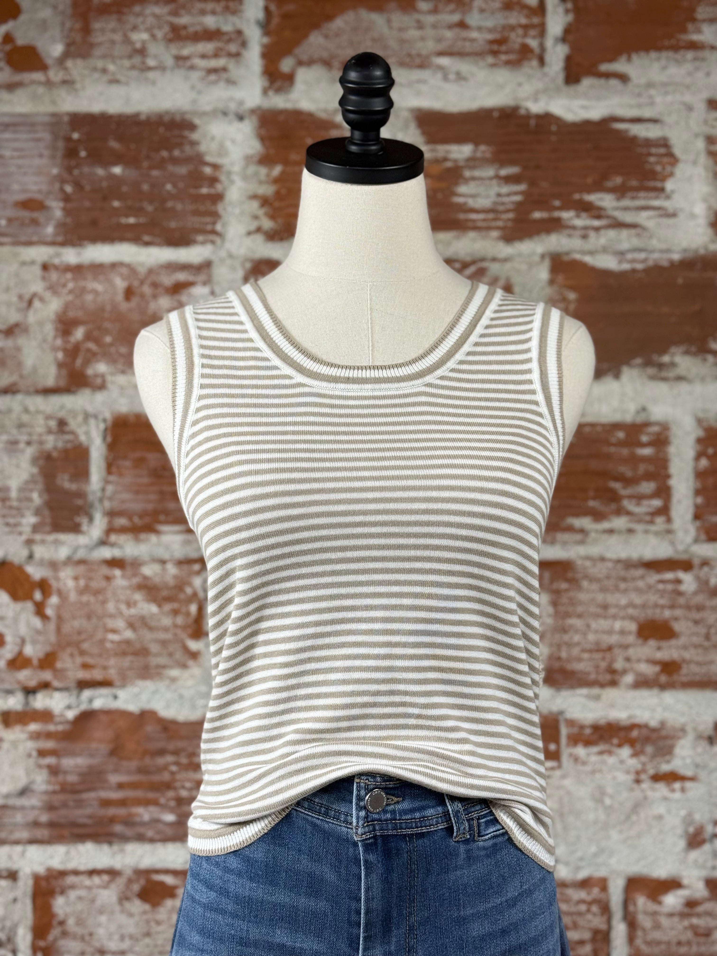 Flag & Anthem Fallon Sweater Tank-132 - Sweaters S/S (Dec - May)-Little Bird Boutique