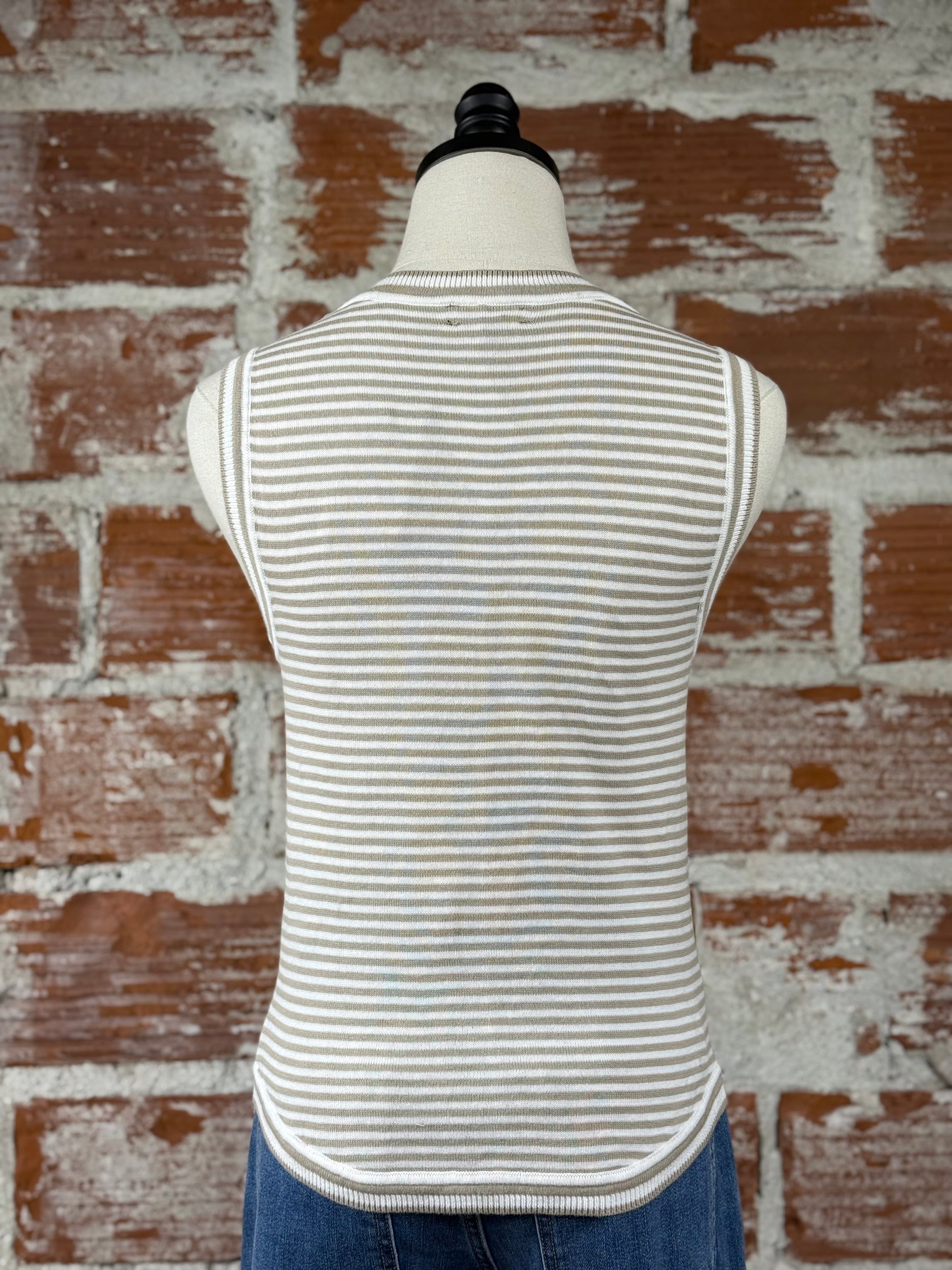 Flag & Anthem Fallon Sweater Tank-132 - Sweaters S/S (Dec - May)-Little Bird Boutique