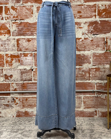 Oat New York Ophelia Belted High Rise Jean-210 Denim-Little Bird Boutique