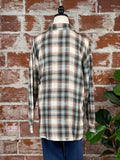 Boyfriend Flannel Top in Hunter Green-112 Woven Tops - Long Sleeve-Little Bird Boutique