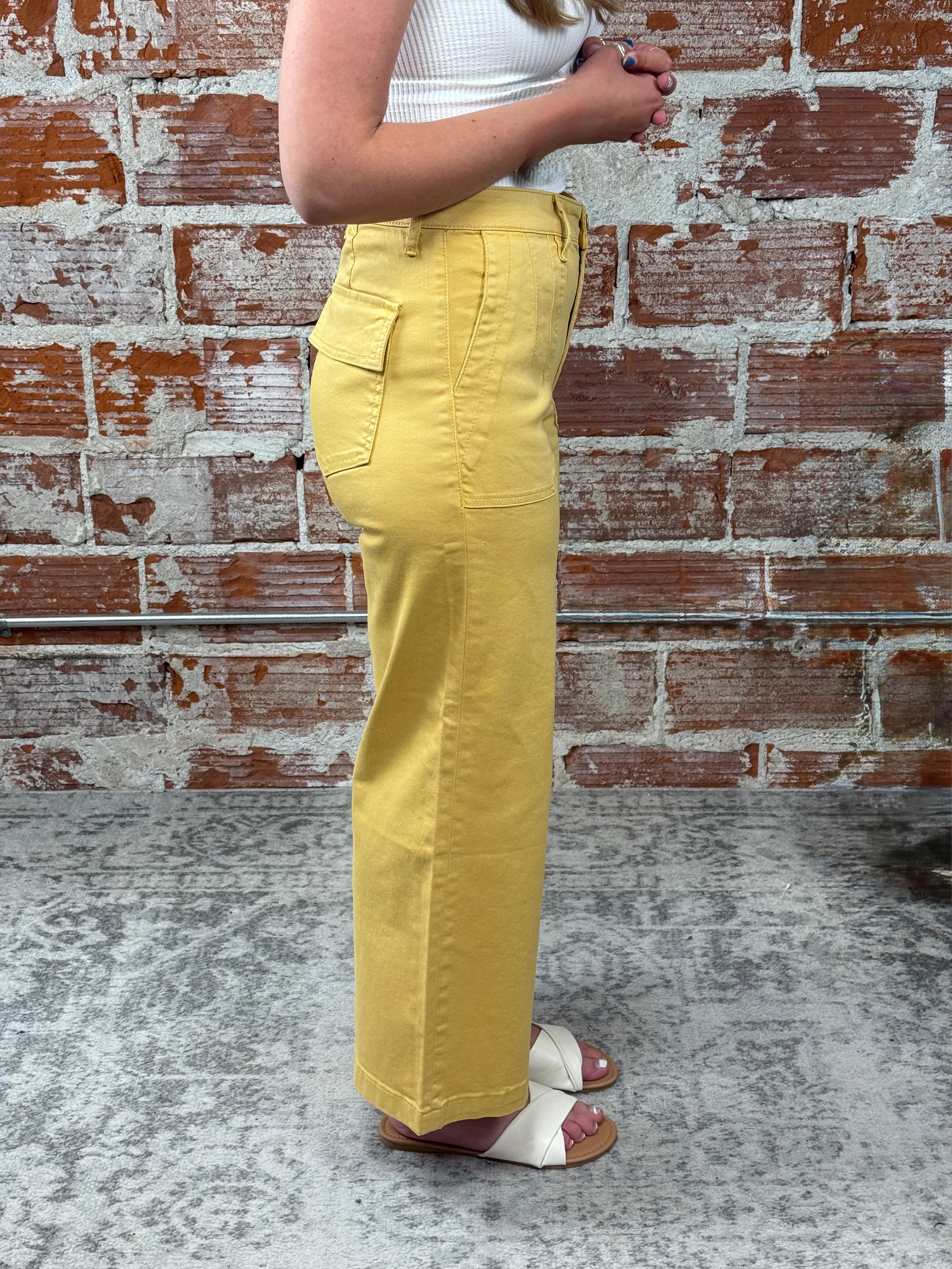 Kut from the Kloth Meg Pants in Dandelion-220 Pants-Little Bird Boutique