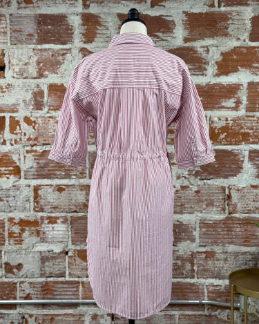 Jak and Rae Jenneva Dress in Cosmic Pink Stripe-151 Dresses - Short-Little Bird Boutique