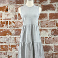 Jak & Rae Wylie Dress in Grey-151 Dresses - Short-Little Bird Boutique