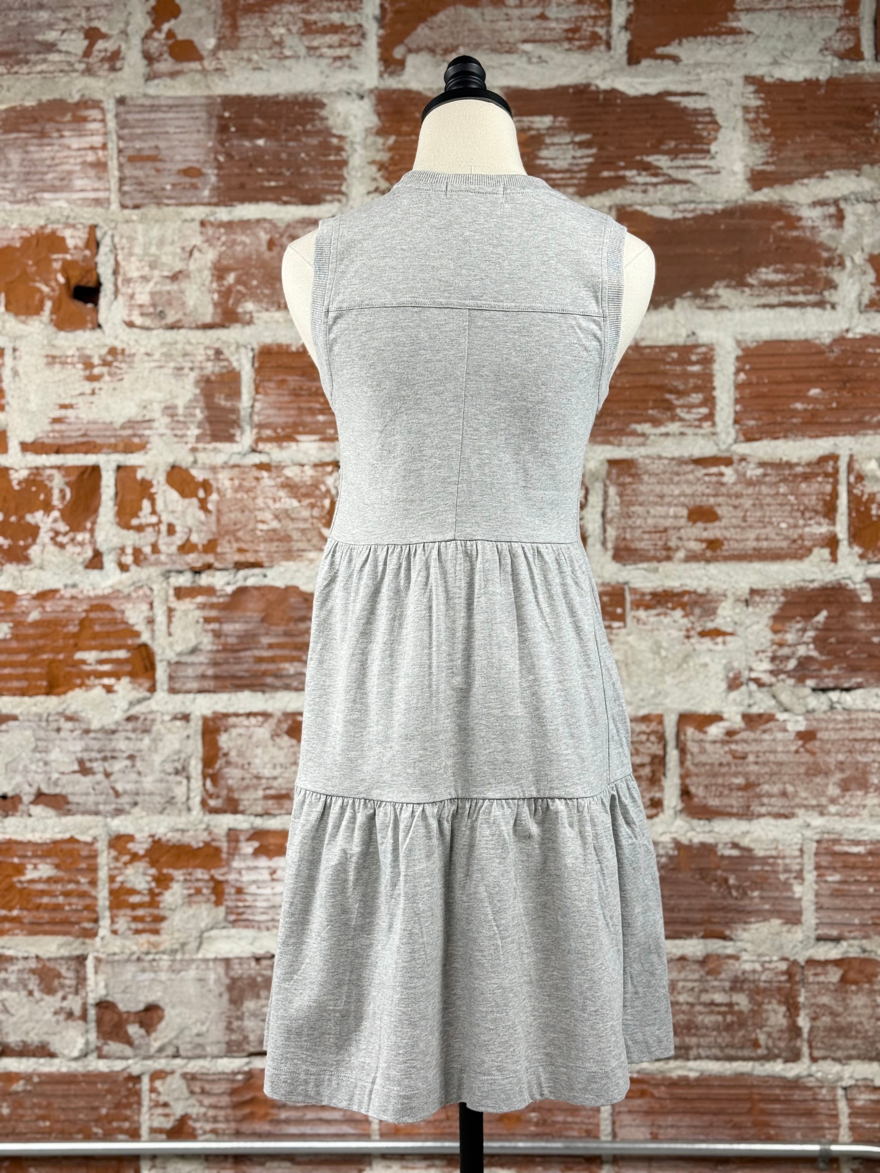 Jak & Rae Wylie Dress in Grey-151 Dresses - Short-Little Bird Boutique