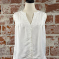 Sanctuary Harmony Tank in White-112 - Woven Top S/S (Dec - May)-Little Bird Boutique