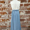 Jak and Rae Francesa Pull-on Maxi Skirt in Classic Indigo-231 Skirts-Little Bird Boutique
