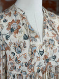 Dear John Malia Top in Neutral Bloom-112 Woven Tops - Long Sleeve-Little Bird Boutique