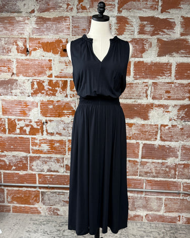 Anthem The Label Sleeveless Midi Dress in Black-151 Dresses - Short-Little Bird Boutique