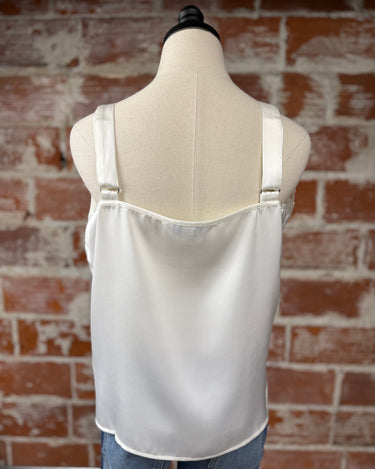 Liverpool Woven Tank in Whipped Cream-111 - Woven Top F/W (June- Nov)-Little Bird Boutique
