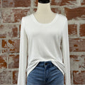 Thread and Supply Lauren Top in White-121 - Jersey Tops F/W (June - Nov)-Little Bird Boutique