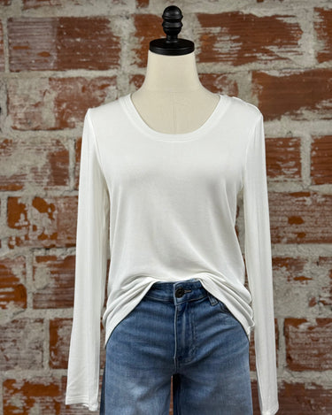Thread and Supply Lauren Top in White-121 - Jersey Tops F/W (June - Nov)-Little Bird Boutique