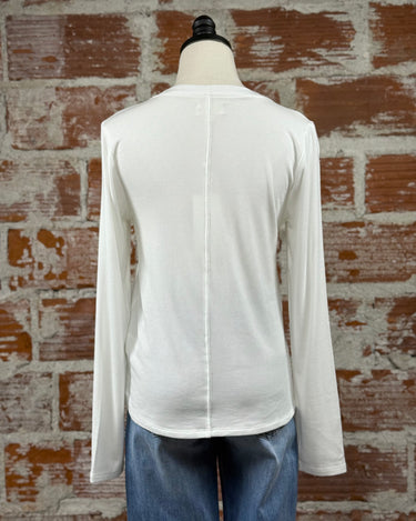 Thread and Supply Lauren Top in White-121 - Jersey Tops F/W (June - Nov)-Little Bird Boutique