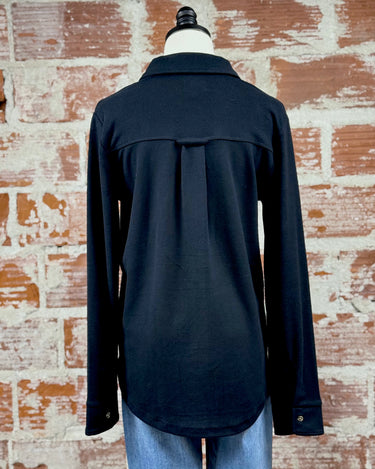 Thread & Supply Cassian Shirt in Black-111 - Woven Top F/W (June- Nov)-Little Bird Boutique