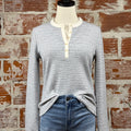 Thread and Supply Aeris Top in Navy and White Stripe-121 - Jersey Tops F/W (June - Nov)-Little Bird Boutique