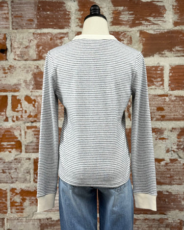 Thread and Supply Aeris Top in Navy and White Stripe-121 - Jersey Tops F/W (June - Nov)-Little Bird Boutique