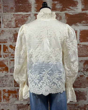 Maeve Top in Cream-111 - Woven Top F/W (June- Nov)-Little Bird Boutique