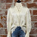 Maeve Top in Cream-111 - Woven Top F/W (June- Nov)-Little Bird Boutique