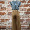 OAT High Rise Clean Wide Leg Crop Jean in Mocha-210 Denim-Little Bird Boutique